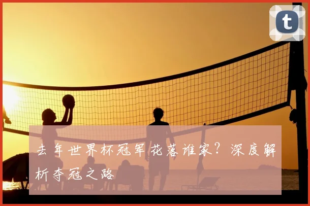 去年世界杯冠军花落谁家?深度解析夺冠之路